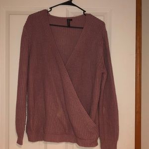 Comfy swoop neck sweater